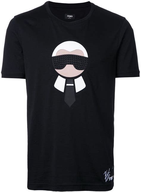 fendi karl lagerfeld t shirt|Karl Lagerfeld most famous work.